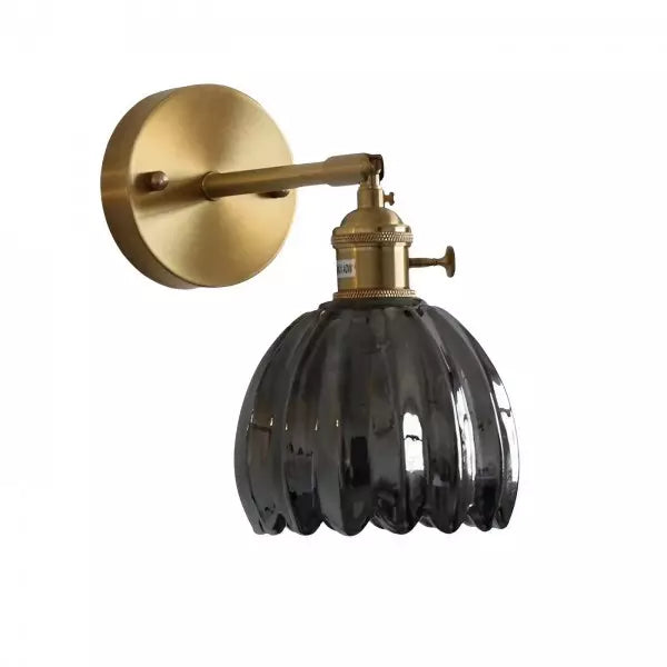 Vintage Tulip Glass Glow | HavenBloom Wall Sconce