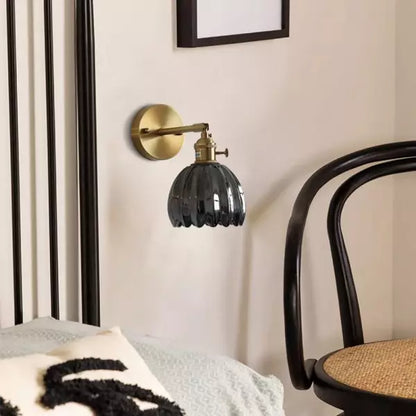 Vintage Tulip Glass Glow | HavenBloom Wall Sconce