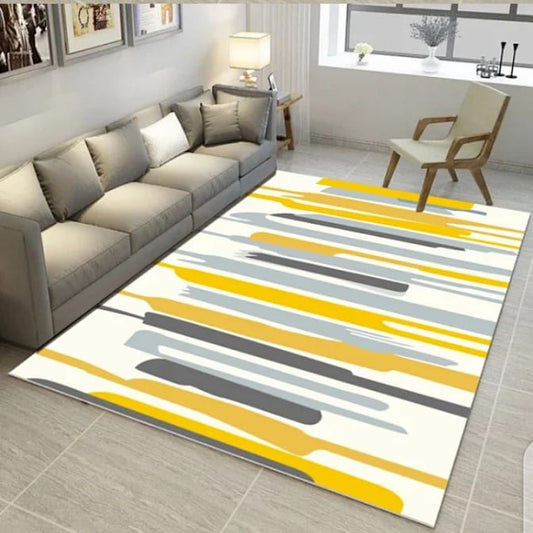 StellarGrid Rug | Modern Minimalist Geometric Accent