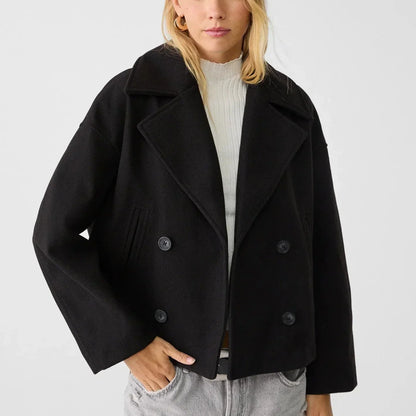 Thalía | Women’s Contemporary Double-Breasted Peacoat