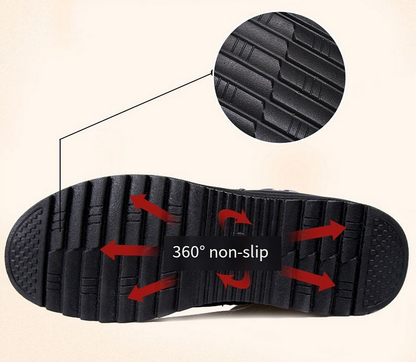 Claire | Women’s Fleece-Lined Orthopedic Leather Ankle Boots