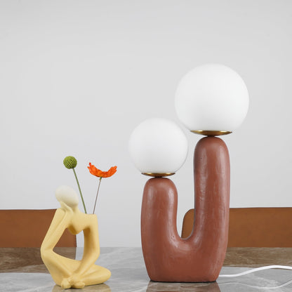 Lumina Fusion | Contemporary Glass & Resin Accent Lamp