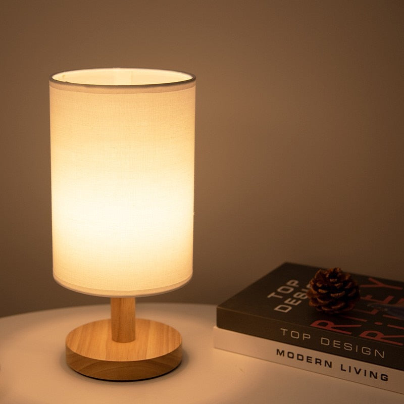 Nord Glow | Minimalist LED Desk Lamp with Solid Wood Base
