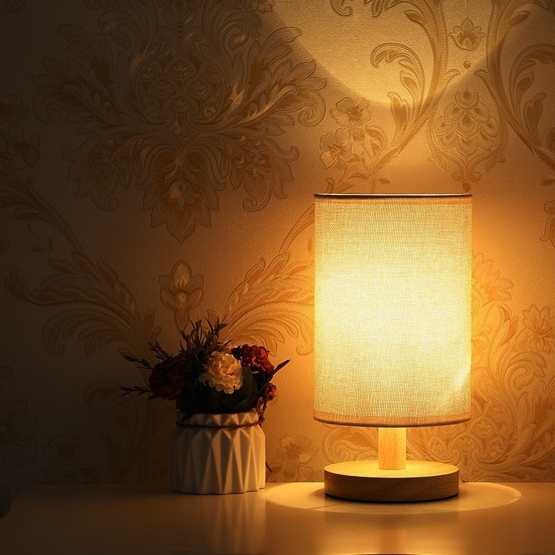 Nord Glow | Minimalist LED Desk Lamp with Solid Wood Base