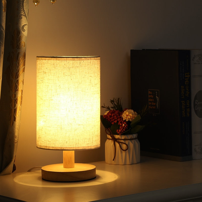 Nord Glow | Minimalist LED Desk Lamp with Solid Wood Base