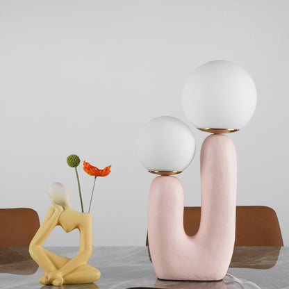 Lumina Fusion | Contemporary Glass & Resin Accent Lamp