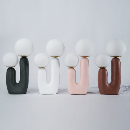 Lumina Fusion | Contemporary Glass & Resin Accent Lamp