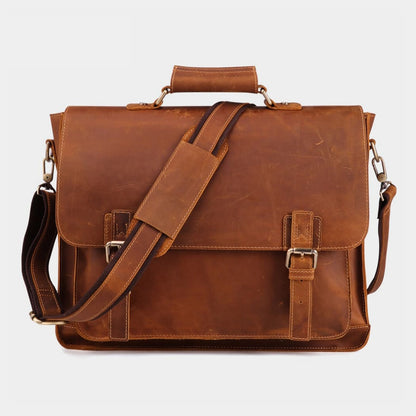 The Daily | Men's Leather Messenger Bag-1