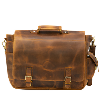 Variant image for Sitka | Men's Leather Satchel Bag - Durable, Spacious Design for Everyday Use-1