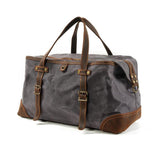 Stavanger | Durable Canvas Weekend Travel Bag with Leather Accents-4