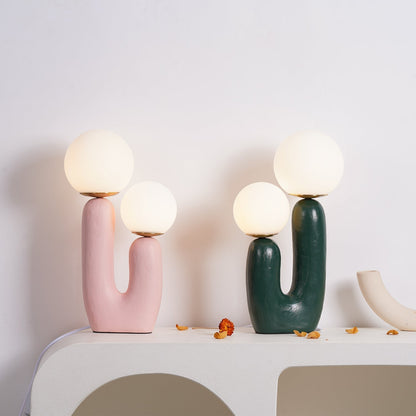 Lumina Fusion | Contemporary Glass & Resin Accent Lamp