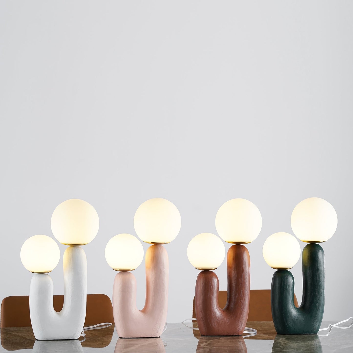 Lumina Fusion | Contemporary Glass & Resin Accent Lamp