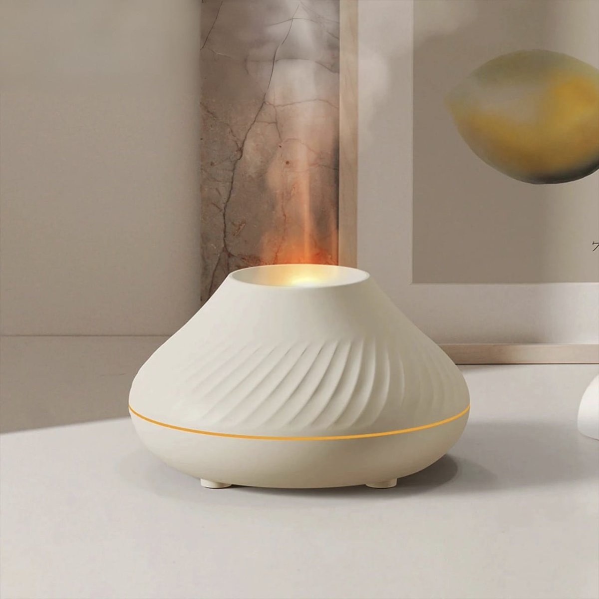 EchoLava Mist Diffuser | Flame Glow Air Humidifier