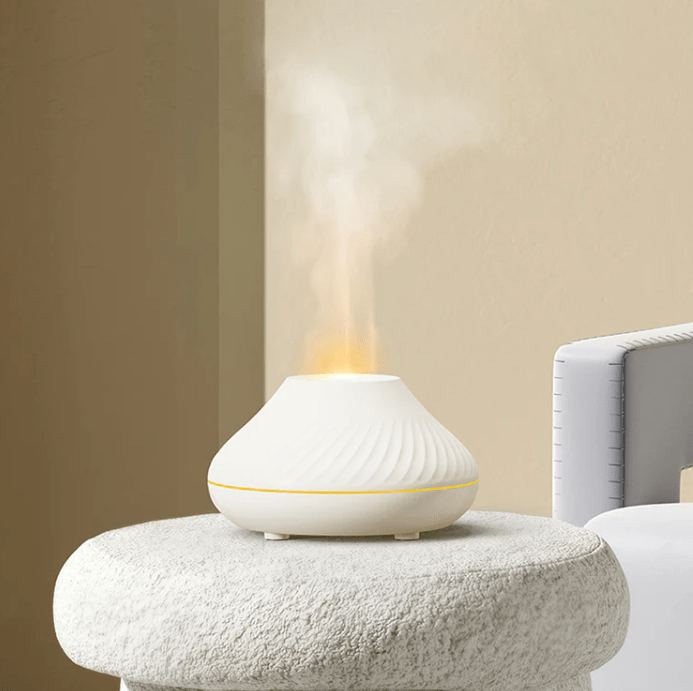 EchoLava Mist Diffuser | Flame Glow Air Humidifier