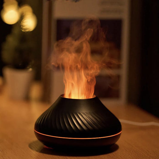 EchoLava Mist Diffuser | Flame Glow Air Humidifier