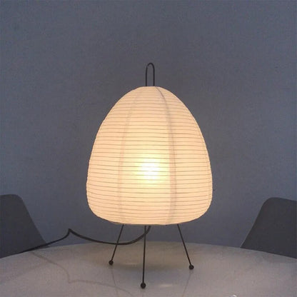 Zen Table Lamp | LED Rice Paper Japanese Accent