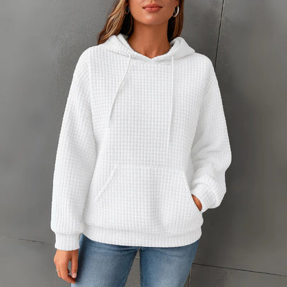 Lydia | Women’s Cozy Waffle-Knit Hoodie for Relaxed Comfort