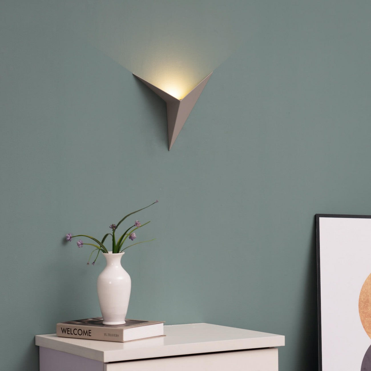Minimalist Triangle Accent | NovaTri LED Wall Light