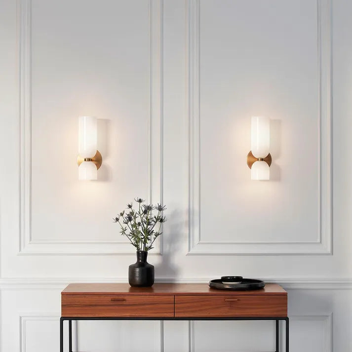 HavenGlass Double Wall Lamp | Elegant Modern Design