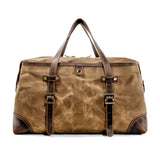 Stavanger | Durable Canvas Weekend Travel Bag with Leather Accents-3