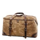 Stavanger | Durable Canvas Weekend Travel Bag with Leather Accents-6