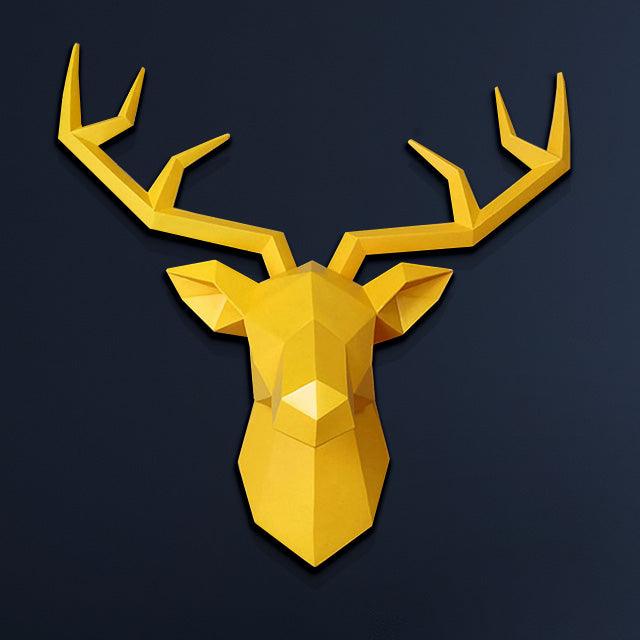 PolarStag Wall Sculpture | Scandinavian Rustic Style