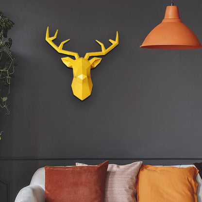 PolarStag Wall Sculpture | Scandinavian Rustic Style